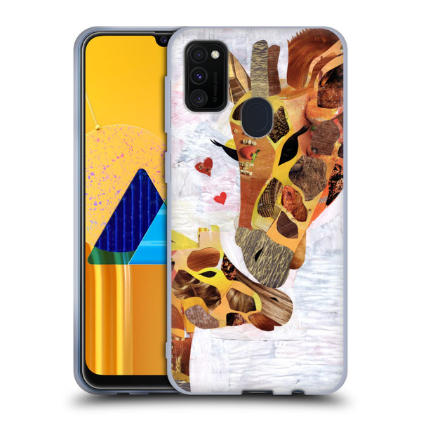 Artpoptart Animals Sweet Giraffes Soft Gel Case for Samsung Galaxy M30s (2019)/M21 (2020)