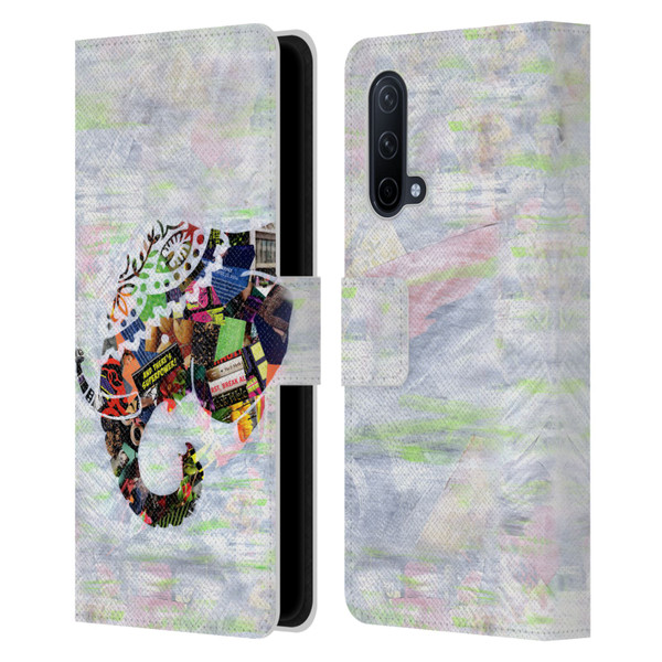 Artpoptart Animals Elephant Leather Book Wallet Case Cover For OnePlus Nord CE 5G