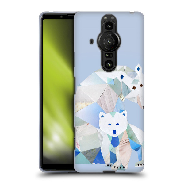 Artpoptart Animals Polar Bears Soft Gel Case for Sony Xperia Pro-I