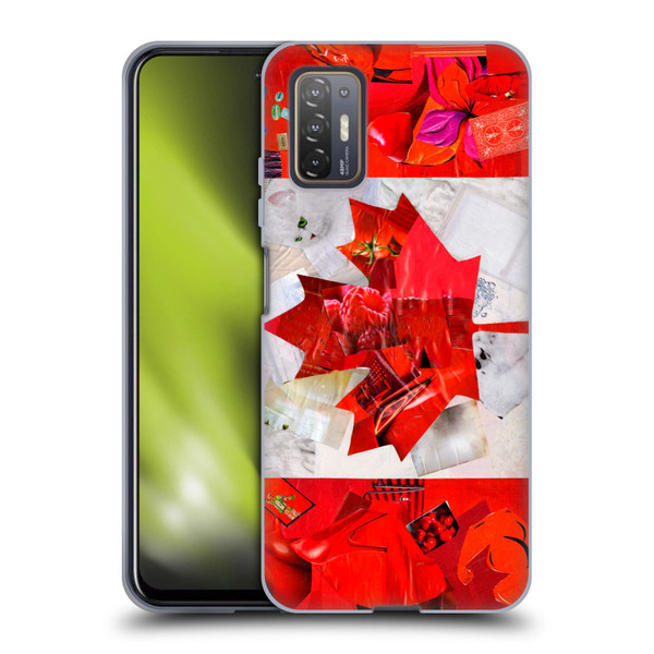 Artpoptart Flags Canada Soft Gel Case for HTC Desire 21 Pro 5G