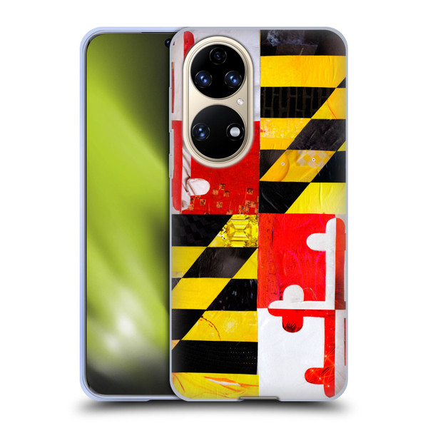Artpoptart Flags Maryland Soft Gel Case for Huawei P50