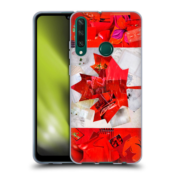 Artpoptart Flags Canada Soft Gel Case for Huawei Y6p