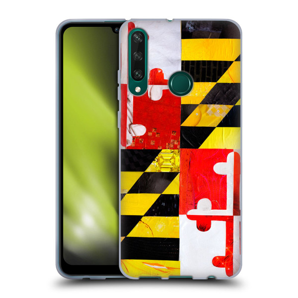 Artpoptart Flags Maryland Soft Gel Case for Huawei Y6p