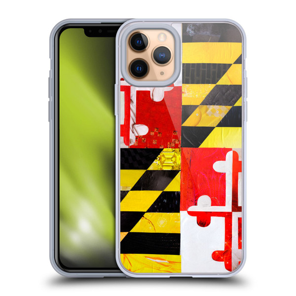Artpoptart Flags Maryland Soft Gel Case for Apple iPhone 11 Pro & MagSafe
