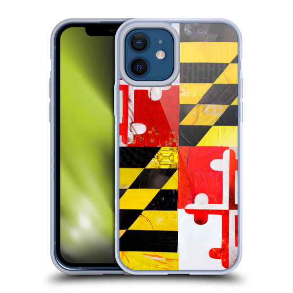 Artpoptart Flags Maryland Soft Gel Case for Apple iPhone 12 / iPhone 12 Pro & MagSafe