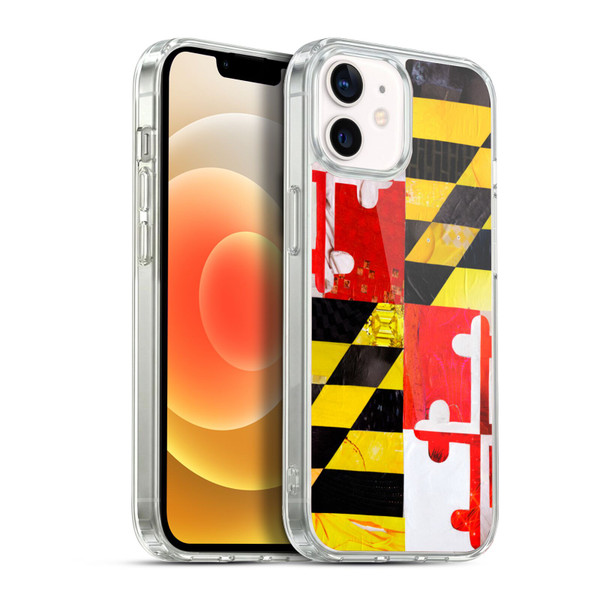 Artpoptart Flags Maryland Soft Gel Case for Apple iPhone 12 / iPhone 12 Pro & MagSafe