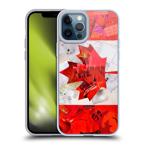 Artpoptart Flags Canada Soft Gel Case for Apple iPhone 12 Pro Max