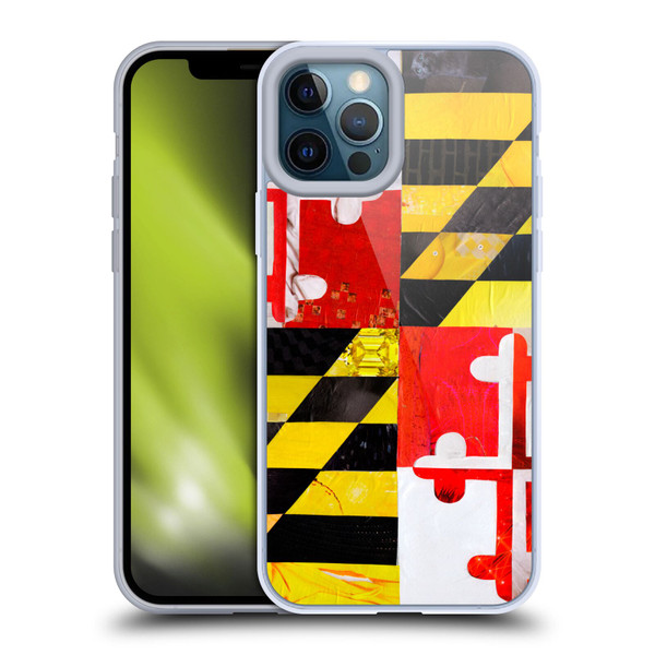 Artpoptart Flags Maryland Soft Gel Case for Apple iPhone 12 Pro Max & MagSafe