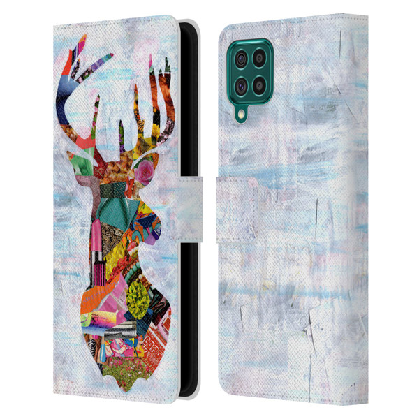 Artpoptart Animals Deer Leather Book Wallet Case Cover For Samsung Galaxy F62 (2021)