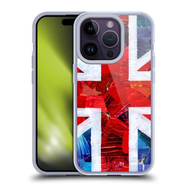 Artpoptart Flags Union Jack Soft Gel Case for Apple iPhone 14 Pro & MagSafe