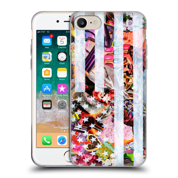 Artpoptart Flags Murican Soft Gel Case for Apple iPhone 7 / 8 / SE 2020 & 2022 & MagSafe