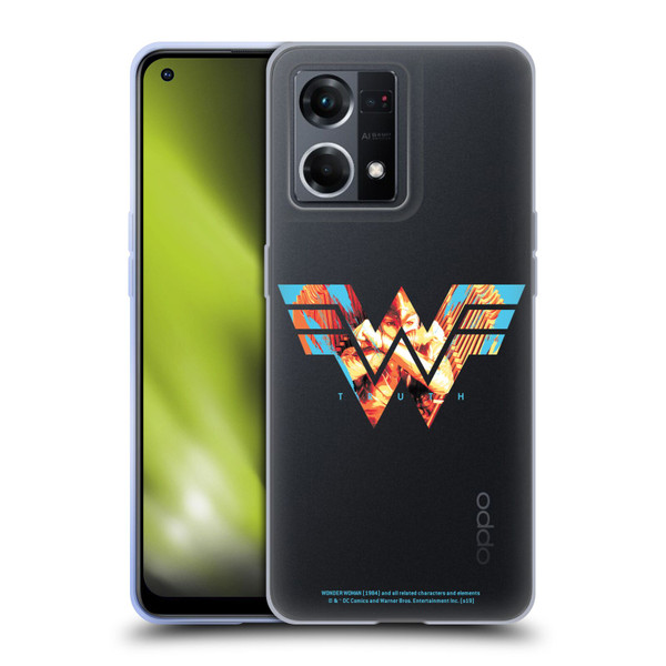 Wonder Woman 1984 Logo Art Truth Soft Gel Case for OPPO Reno8 4G