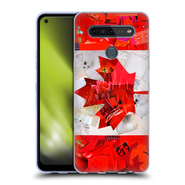 Artpoptart Flags Canada Soft Gel Case for LG K51S