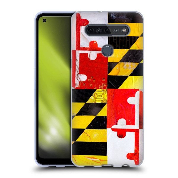 Artpoptart Flags Maryland Soft Gel Case for LG K51S