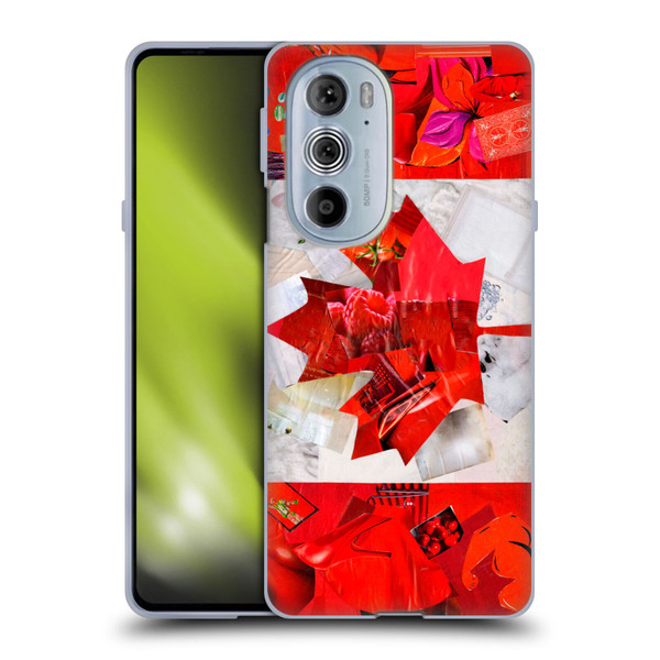 Artpoptart Flags Canada Soft Gel Case for Motorola Edge X30