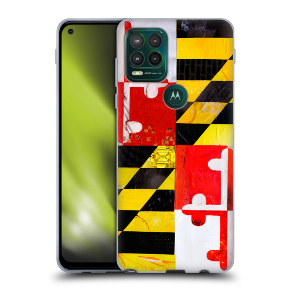 Artpoptart Flags Maryland Soft Gel Case for Motorola Moto G Stylus 5G 2021