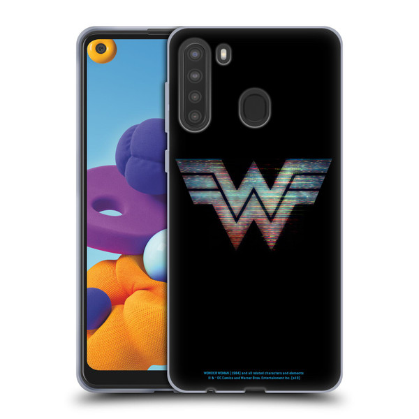 Wonder Woman 1984 Logo Art Main Soft Gel Case for Samsung Galaxy A21 (2020)