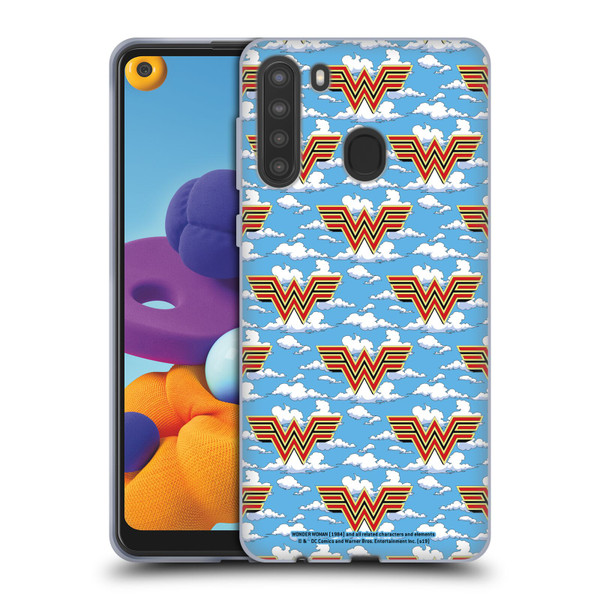 Wonder Woman 1984 Logo Art Retro Pattern 2 Soft Gel Case for Samsung Galaxy A21 (2020)