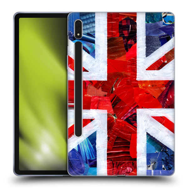 Artpoptart Flags Union Jack Soft Gel Case for Samsung Galaxy Tab S8