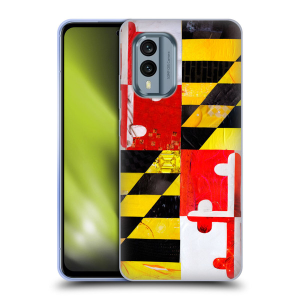 Artpoptart Flags Maryland Soft Gel Case for Nokia X30