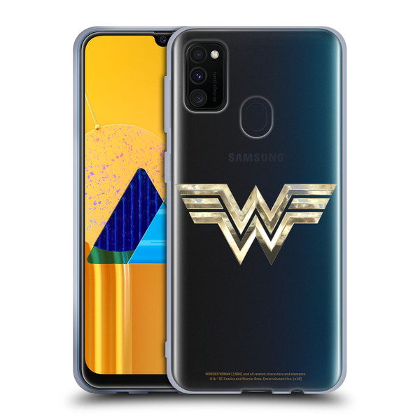 Wonder Woman 1984 Logo Art Gold Soft Gel Case for Samsung Galaxy M30s (2019)/M21 (2020)