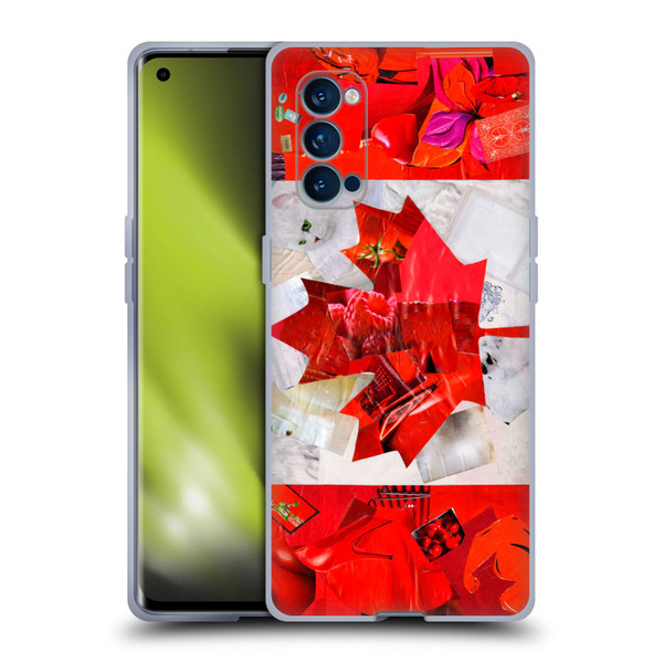 Artpoptart Flags Canada Soft Gel Case for OPPO Reno 4 Pro 5G