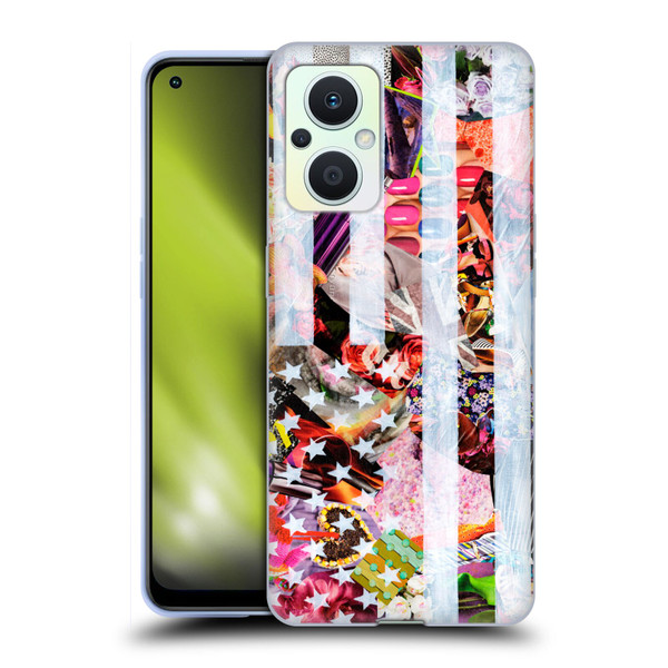 Artpoptart Flags Murican Soft Gel Case for OPPO Reno8 Lite