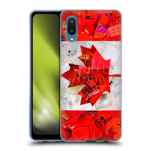 Artpoptart Flags Canada Soft Gel Case for Samsung Galaxy A02/M02 (2021)
