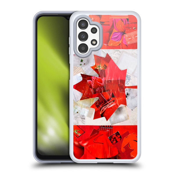 Artpoptart Flags Canada Soft Gel Case for Samsung Galaxy A13 (2022)