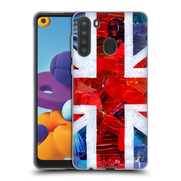 Artpoptart Flags Union Jack Soft Gel Case for Samsung Galaxy A21 (2020)