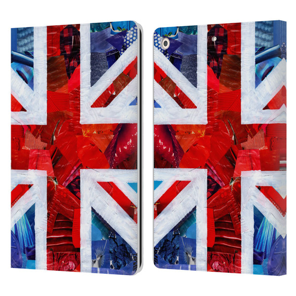 Artpoptart Flags Union Jack Leather Book Wallet Case Cover For Apple iPad 10.2 2019/2020/2021