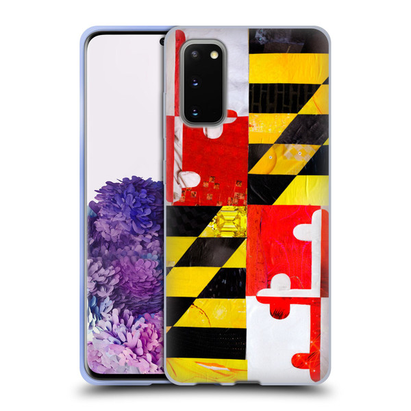 Artpoptart Flags Maryland Soft Gel Case for Samsung Galaxy S20 / S20 5G