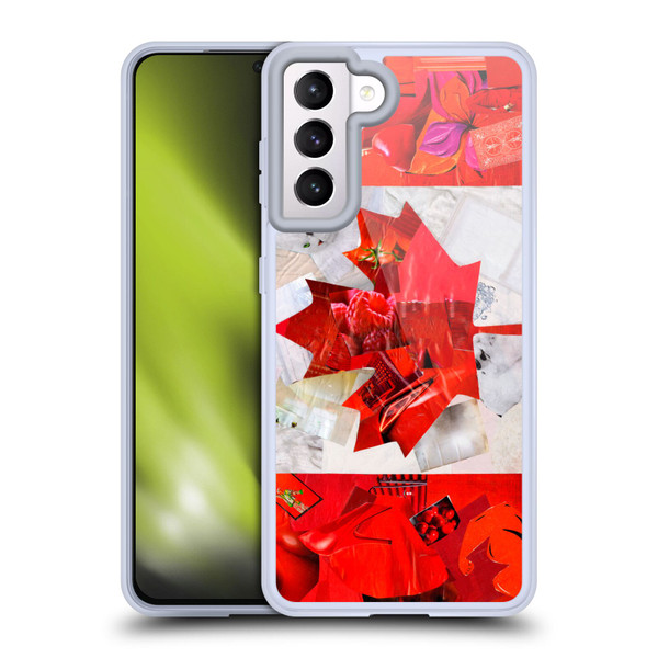 Artpoptart Flags Canada Soft Gel Case for Samsung Galaxy S21 5G & MagSafe