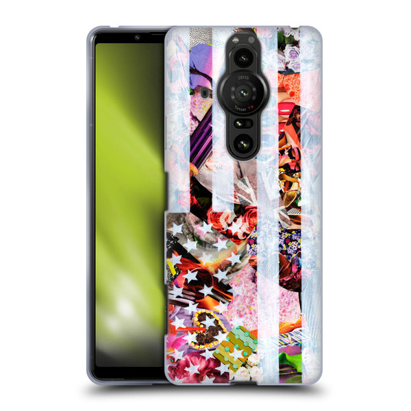 Artpoptart Flags Murican Soft Gel Case for Sony Xperia Pro-I