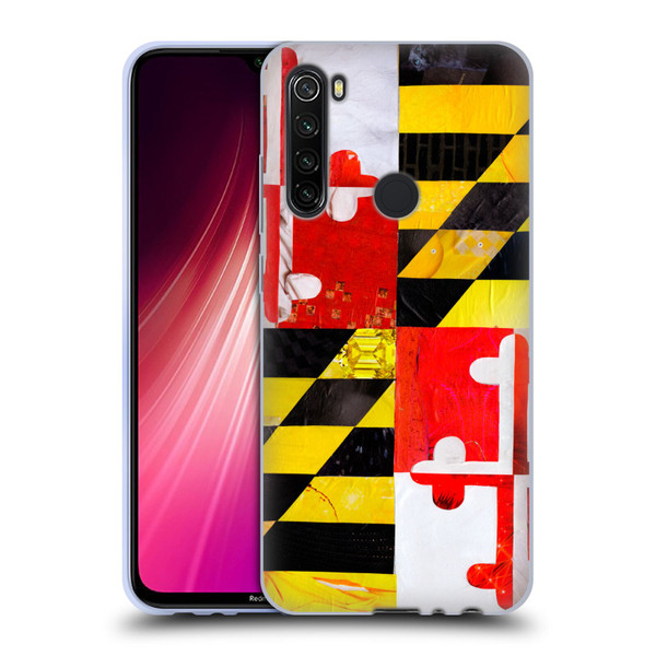 Artpoptart Flags Maryland Soft Gel Case for Xiaomi Redmi Note 8T