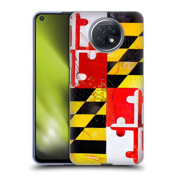 Artpoptart Flags Maryland Soft Gel Case for Xiaomi Redmi Note 9T 5G