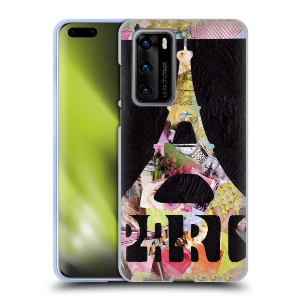 Artpoptart Travel Paris Soft Gel Case for Huawei P40 5G