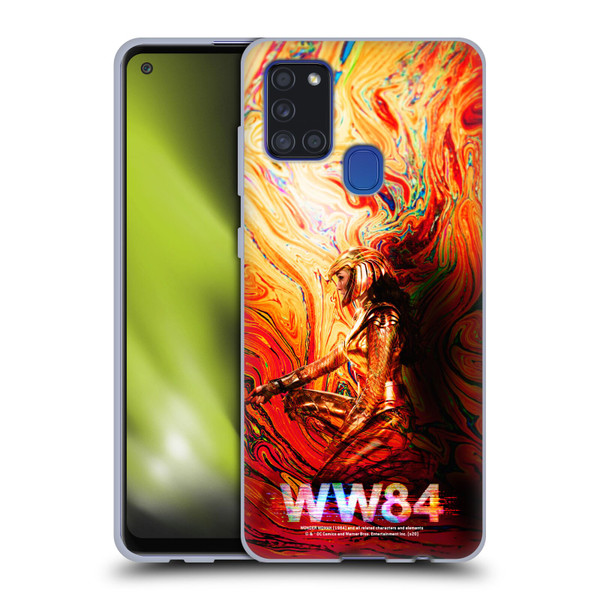 Wonder Woman 1984 Poster 2 Golden Eagle Armor 2 Soft Gel Case for Samsung Galaxy A21s (2020)