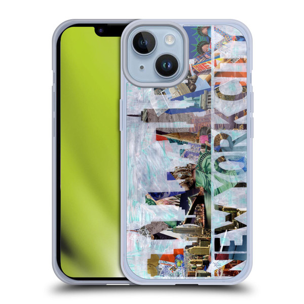 Artpoptart Travel New York Soft Gel Case for Apple iPhone 14