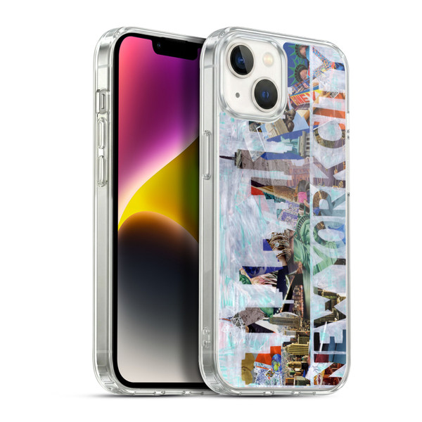 Artpoptart Travel New York Soft Gel Case for Apple iPhone 14 Plus & MagSafe