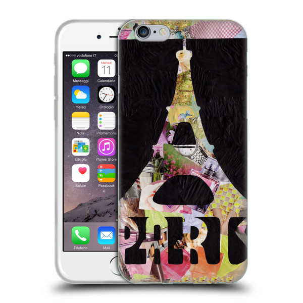 Artpoptart Travel Paris Soft Gel Case for Apple iPhone 6 / iPhone 6s