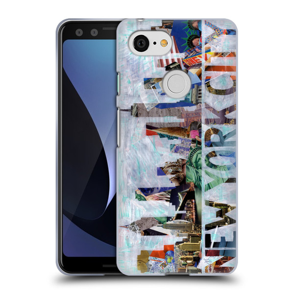 Artpoptart Travel New York Soft Gel Case for Google Pixel 3