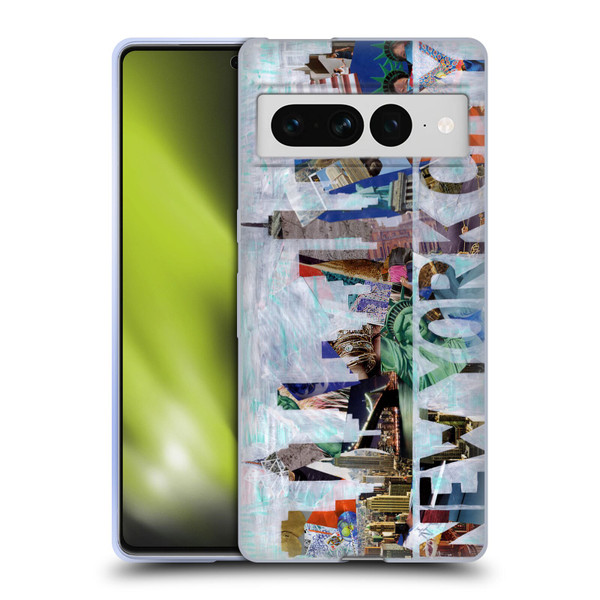 Artpoptart Travel New York Soft Gel Case for Google Pixel 7 Pro