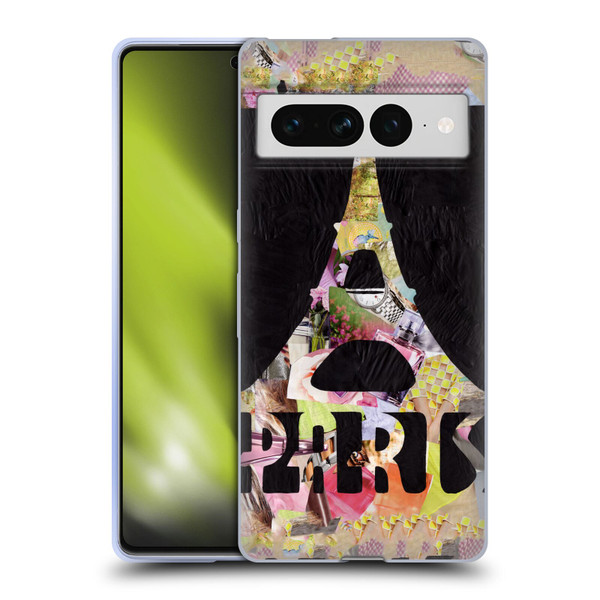 Artpoptart Travel Paris Soft Gel Case for Google Pixel 7 Pro