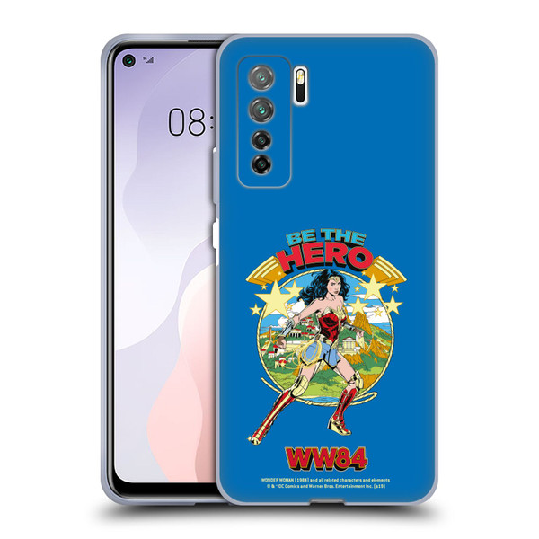 Wonder Woman 1984 Retro Art Be The Hero Soft Gel Case for Huawei Nova 7 SE/P40 Lite 5G