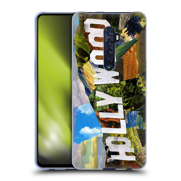 Artpoptart Travel Hollywood Soft Gel Case for OPPO Reno 2