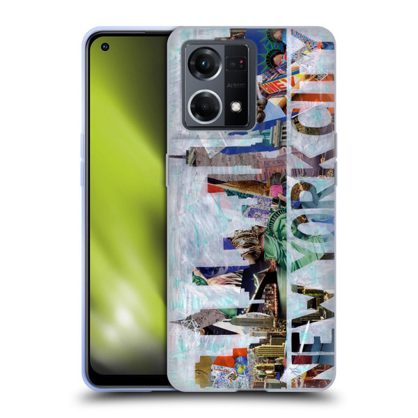 Artpoptart Travel New York Soft Gel Case for OPPO Reno8 4G