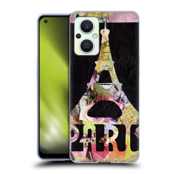 Artpoptart Travel Paris Soft Gel Case for OPPO Reno8 Lite