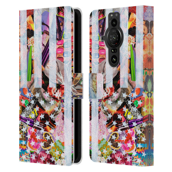 Artpoptart Flags Murican Leather Book Wallet Case Cover For Sony Xperia Pro-I