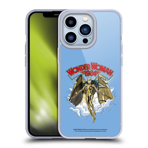 Wonder Woman 1984 Retro Art Golden Armour Soft Gel Case for Apple iPhone 13 Pro